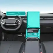 Car Interior Film Dashboard Piano Board Shift Center Console Anti-Scratch Transparent TPU Protection Film Accessories，for CHANGAN Lamore 2023-2024 (Style A for RHD)