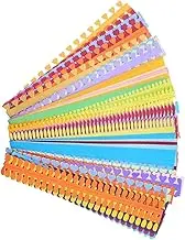 60Pcs Paper Quilling Strips DIY Craft Kit for Handmade Floral Art Flower Styles for Family Creative Projects for Card Making and Decor