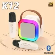 K12 Mini Portable Bluetooth Karaoke Mic Microphone Sing Song Party Toy Fun Aldi