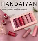 6 Colors Matte Velvet Lipstick Set Non-Dyeing Long Lasting Red Lipstick Box