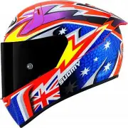 SR-GP Legacy Red Blue Pink Full Face Helmet