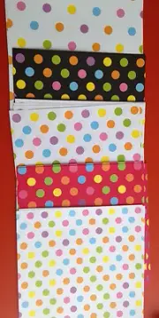 100 Sheets Chiyogami Origami Paper 5 Pattern of Dots White,Black ,Pink Etc
