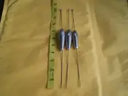 30 PCS STRAIGHT DOWN BOTTOM BOUNCER SINKER 3,4,5, OZ. S.S. WIRE .045 X 10" 10ea.
