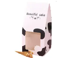 現貨出清 - 烘焙材料 糖果堅果包裝紙盒 牛奶盒造型 牛軋糖紙盒 手工餅乾包裝包材 食品包裝盒