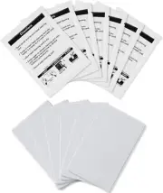 (100Pcs) CR80 Cleaning Cards, Dual Side Card Reader Cleaner, POS Swipe Terminal