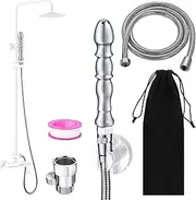 Shower Douche Cleansing System, 7 Holes Deep Shower Douche Cleaning System Kit, Regulator and 59 inch Hose