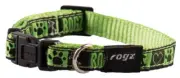 Rogz Fancy Dress Dog Collar, Lime Juice Design, Large