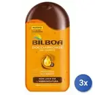 3x Bilboa Shower Bronze 220 ML Carrot Oil Made IN Italy