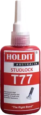 Loctite 277 Equivalent T77 STUDLOCK: High-Strength Threadlocker for Large Diamet