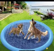 Thicker & Durable Pet Spray Pad Quick-Fill Dog Bath Pool for Summer Fun Portable