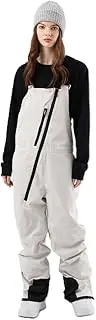 [SEARIPE] Women's Ski Bibs Snow Pant Adjustable Overalls Pants Wear-Resistant Bib Hiking Climbing Insulated Ski Pants