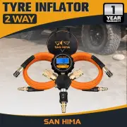 San Hima 2-Way Digital Tyre Inflator 250 PSI Car Air Compressor Tire Gauge Hose