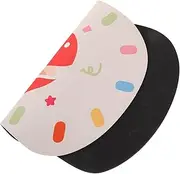 Toyvian Non Slip Dog Food Mat Absorbent Quick Dry Pet Feeding Mat for Home Kitchen Bathroom Use Machine Washable Strong Absorption Durable Design Multi Functional Pet Bowl Mat