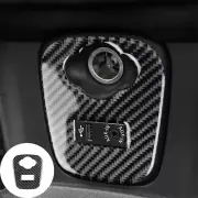 Carbon Fiber Interior Cigarette Lighter Cover Trim For Mini Cooper F55 F56 F60 1 (for: Mini)