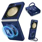 For Samsung Galaxy Z Flip 6 5 4 Rugged Magnetic Ring Stand Hard Shockproof Case