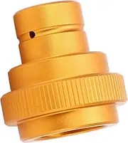 CO2 Cylinder Adapter Connector, TR21 4 Male Thread, Wear Resistance Soda Water CO2 Adapter for Duo, Terra, Art Soda Water Machines, Good Sealing, Easy to Install, Resistant to (Gold Orange)