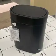 IKEA BROGRUND Touch top trash can, Wall, Kitchen/Bathroom Black, 1 gallon NEW