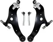 Front Lower Control Arm Tie Rod End 4pcs Set Compatible For Toyota Highlander 2008 2009 2010 2011 2012 2013 2015 2016-2020