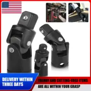 1/4" 3/8" 1/2" Drive Swivel Impact Universal Joint Socket Adapter Tool Set 3Pcs