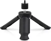 Waveshare Portable Mini Tripod, Compatible with DJI Pocket 3 Camera, Black Color, Lightweight Outdoor Universal Tripod
