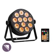 Event Lighting PAR12X12L 12x 12W LED RGBWAU Par Light with IR Remote