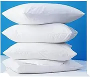 4 Pack Zippered Vinyl Pillow Covers Protects Against Bed Bugs & Dust Mites Waterproof