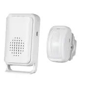 Bed Sensor Alarm for Elderly Dementia Patients - Wireless Fall Detection & Motion Sensor Alert Syst White