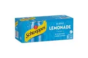 Schweppes Lemonade Soft Drink Cans Multipack 375ml x 10 Pack