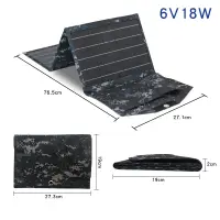 在飛比找蝦皮購物優惠-台灣現貨 折疊太陽能板 攜帶式 太陽能板 5V 18W US