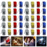 3 LED Hand Pressing Dynamo Flashlight Crank Power Wind Up Torch Light Camp Lamp