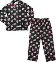 Squishmallows Girls L 10/12 Pajamas Set Christmas Shirt Pants Winking Fox NWT