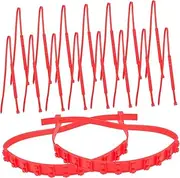 ULTECHNOVO 20pcs Snow Chains Reusable Skid Zip Tie Traction Devices Easy Install for Winter Driving Suitable for Cars Trucks Electric Vehicles