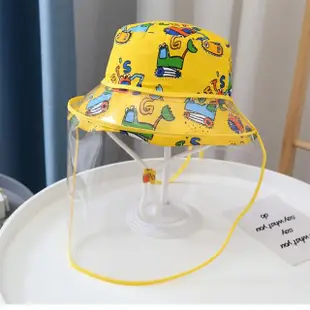【DR.MANGO 芒果科技】兒童防飛沫防護漁夫遮陽帽-兩入組(兩入加倍 安心守護你的寶貝)