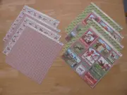 Graphic 45 OFF TO THE RACES 12x12 Double-Sided Scrapbooking Paper 8 Pieces