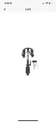 Rhino-Rack Bike Carriers RBC045 Premium Hanging Hitch Bike Carrier