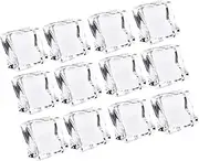 PEPLAYTAL 48pcs Artificial Ice Cubes Reusable Clear Acrylic Blocks Ideal for Bar Shop Display Party Decorations