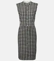 [Burberry] Burberry Checked minidress UK 12 black