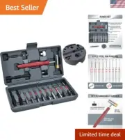 High Carbon Steel Punch Set with Replaceable Hammer for Mechanical Repairs