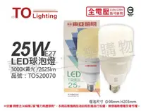 在飛比找PChome24h購物優惠-(3入)TOA東亞 LLA031T-25AAL LED 25