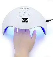 Nail Dryer Lamp 42W Gel Nail Polish Dryer Machine Curing Lamp Smart Auto-sensing with 3 Timer Mode UV Nail Lamp