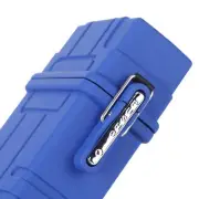 (Blue)Outdoors Waterproof Moistureproof Cigarette Storage Case Electronic US HG