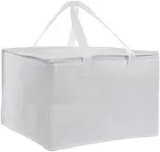 Pizza Delivery Bag Insulated Thermal Food Container Backpack Storage Insulated, Durable Non-Woven Fabric, 40x40x22cm, Versatile for Hot and Cold Items