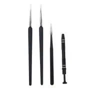 Shaft Switch Lube Brush Metal Clamp Tweezers Tool for Cherry Kailh MX Keyboard w