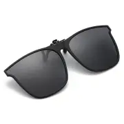 Polarized Clip-On HD Sunglasses Men Women UV400 Protection Car Driver Myopia Clip-On Sun Glasses for Outdoor Travel Fish