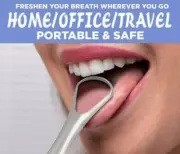 Tongue Cleaner Scraper Dental Care Oral Hygiene Mouth Kit