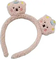 [Generic] Plush Headband,Cute Plush Makeup Headband - Hair Accessories, Soft Comfortable Headgear Supplies, Plush Hair Hoop
