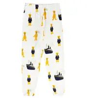 [Mini Rodini] Mini Rodini Printed cotton sweatpants Y 6/7 white