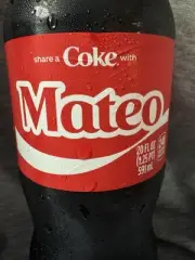 Share a Coke with Mateo 2025 Personalized Gift Coca~Cola Bottle 20oz