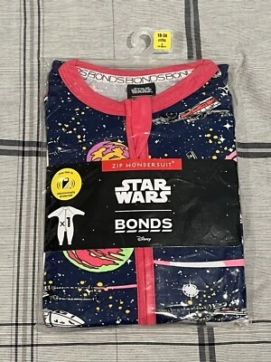 Size 2- Bonds Pink Star Wars Wondersuit BNIP