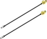 POBADY 2PCS SMA Cable SMA Male Jack to TS9 Male Plug Straight 4G Antenna Router Extension Cable 15CM 6Inch RG174 for 2G 3G 4G LTE External Antenna USB Dongle Modem Mobile